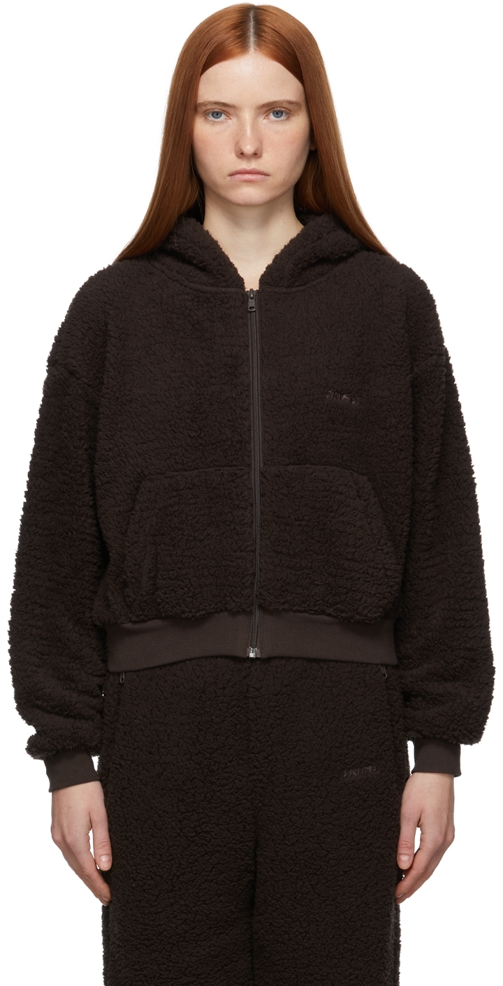 Reverberation wipe Daytime skims teddy zip up hoodie Danger Accor