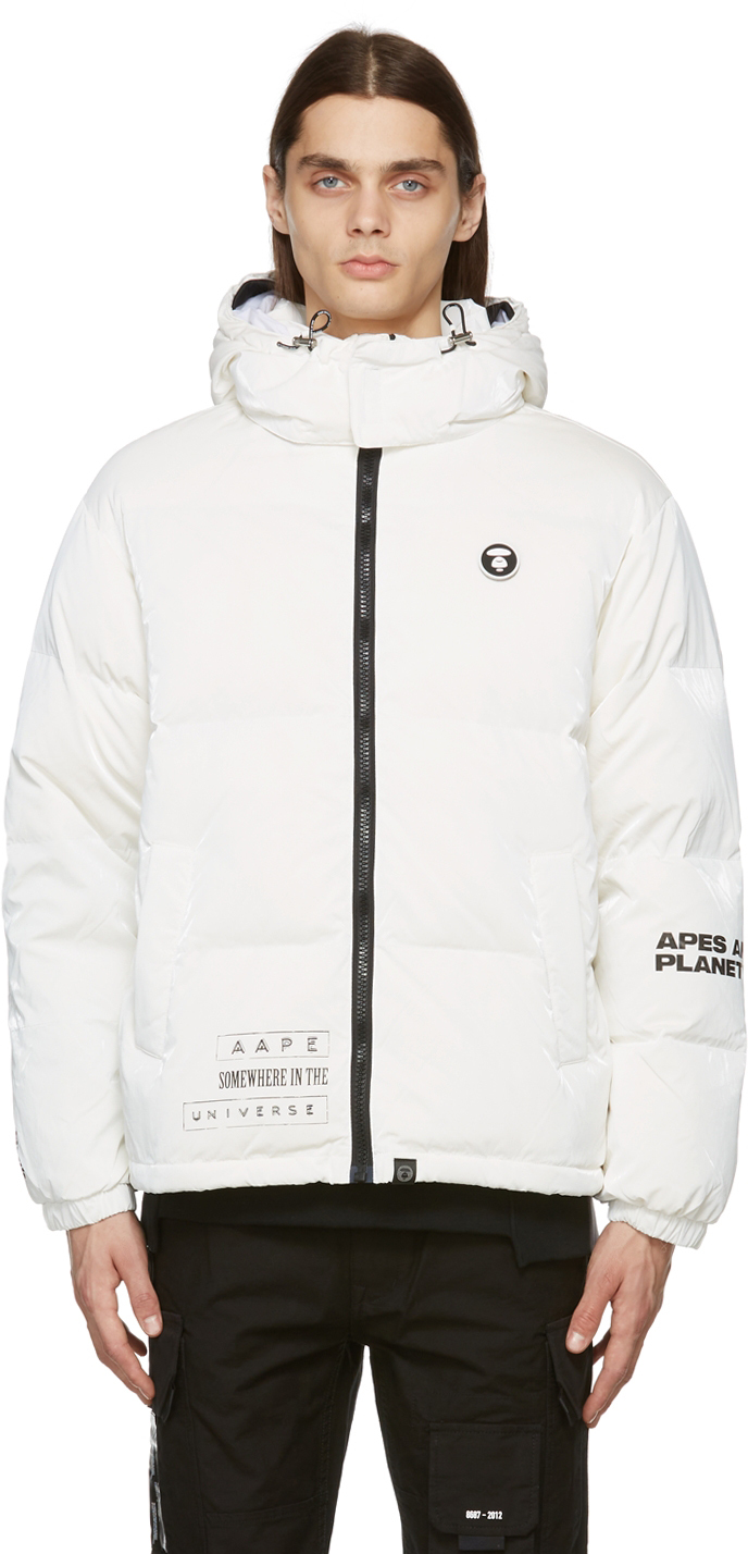 【メーカー直送】 【A BATHING JACKET PADDED BLOCK APE】COLOR - ブルゾン