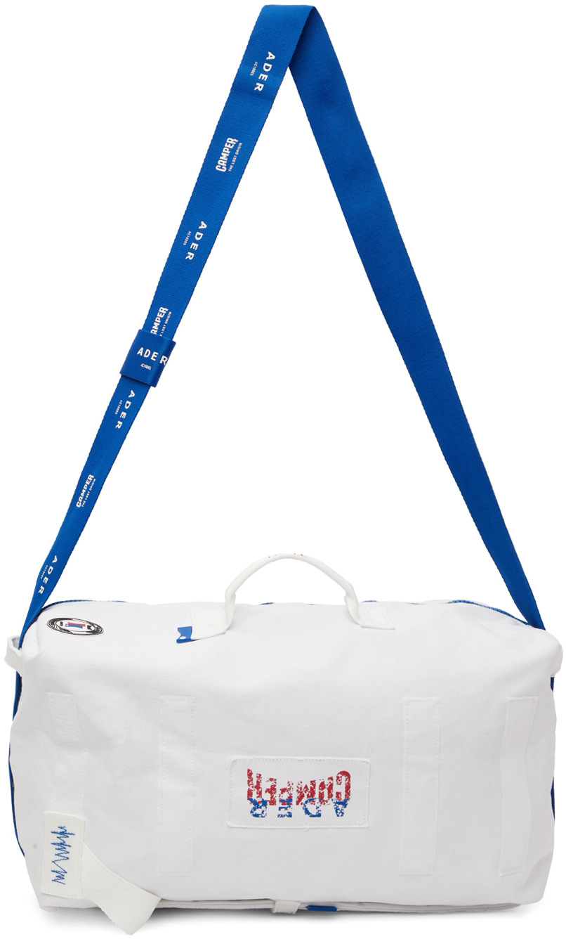 ADER error White Camper Edition Small Logo Duffle Bag