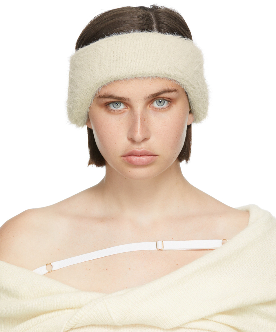 Jacquemus Off-white 'le Bandeau Neve' Headband | ModeSens