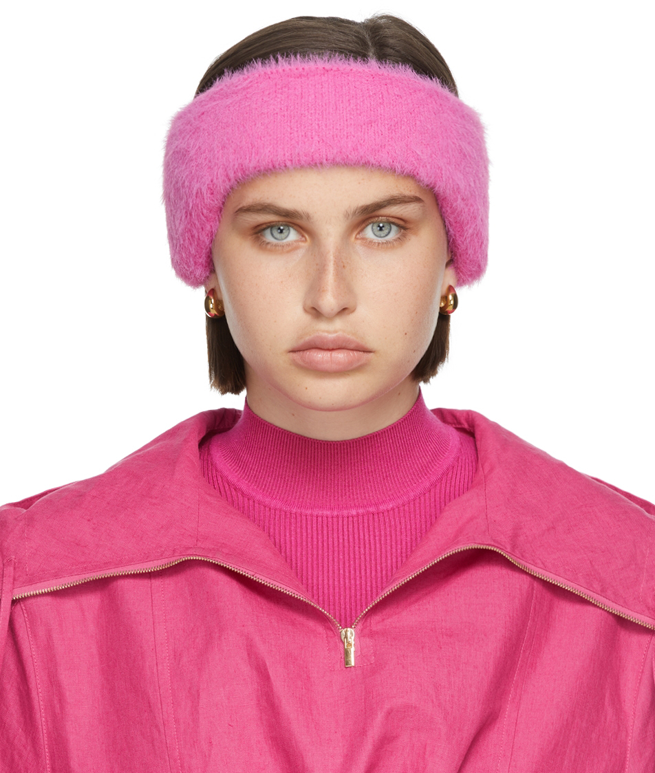 Jacquemus Pink 'le Bandeau Neve' Headband | ModeSens