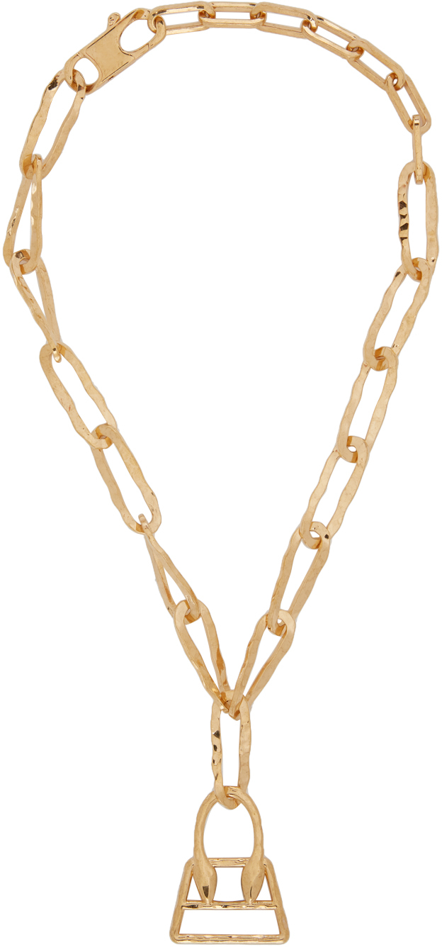 Jacquemus Gold 'Le Collier Chiquita' Necklace