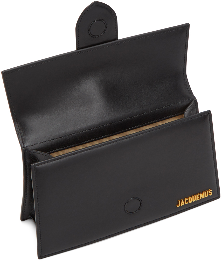 Jacquemus Black Le Papier 'le Porte' Wallet In 990 Black