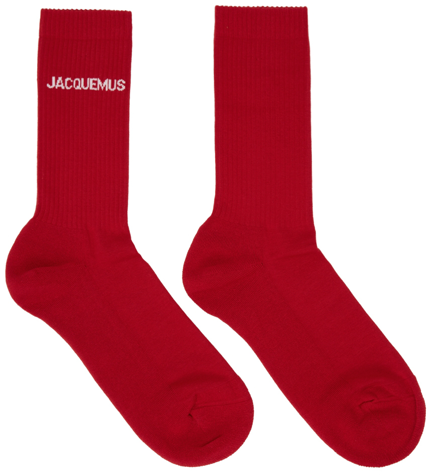Jacquemus Red La Montagne 'Les Chaussettes Jacquemus' Socks