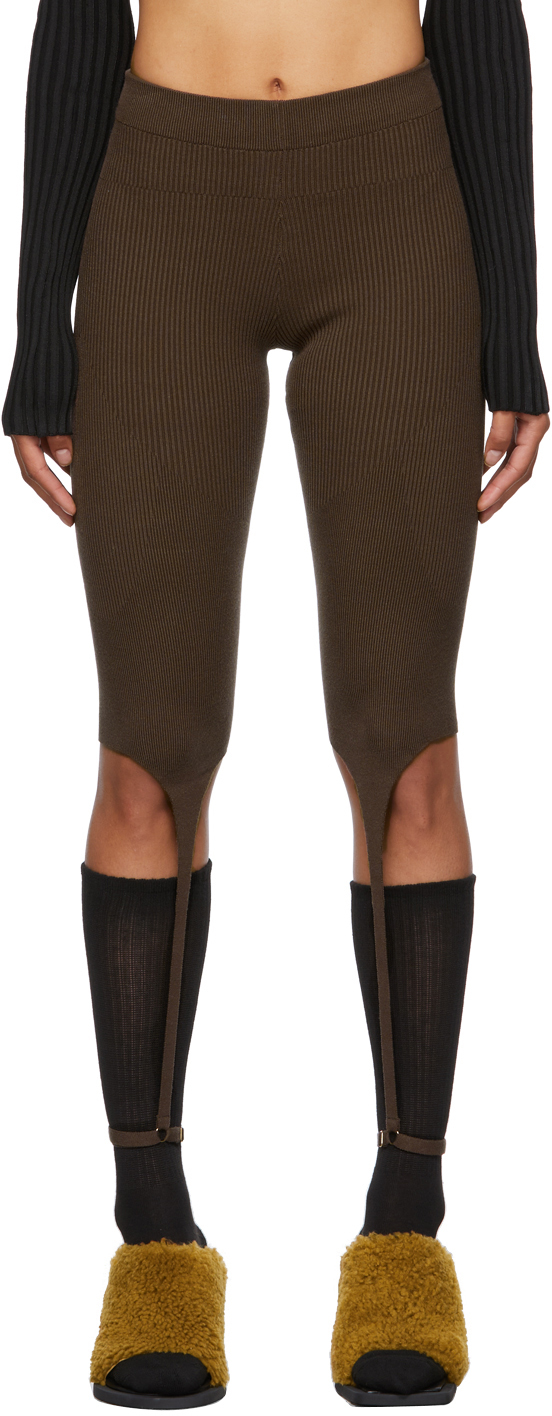 Brown 'Le Collant Alba' Leggings