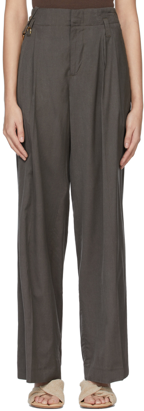 Jacquemus Brown 'La Pantalon Notte Trousers