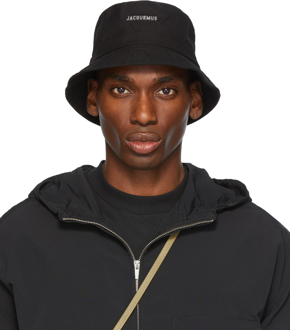 Jacquemus Black La Montagne 'Le Bob Gadjo' Bucket Hat