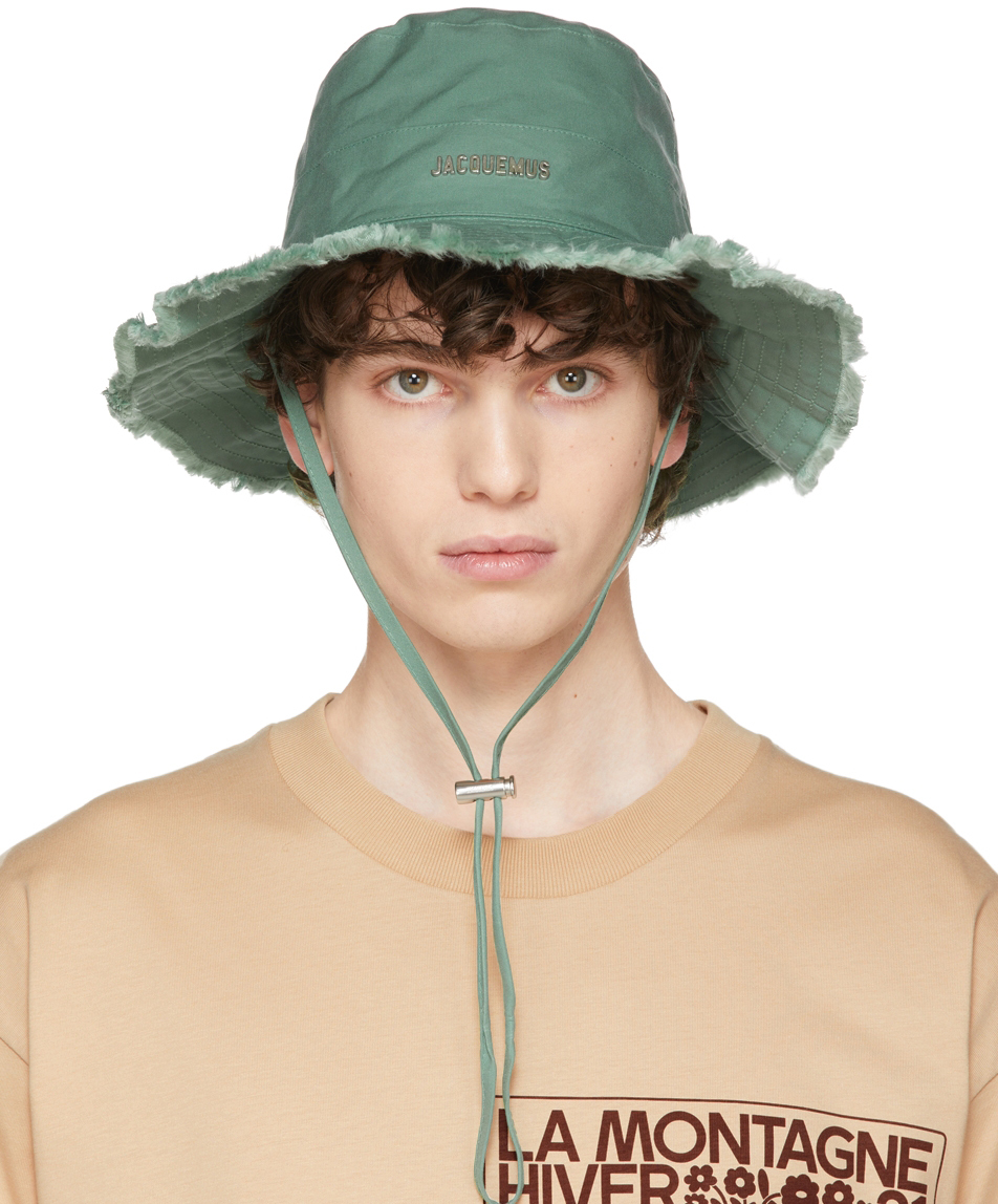 Jacquemus Green 'Le Bob Artichaut' Bucket Hat