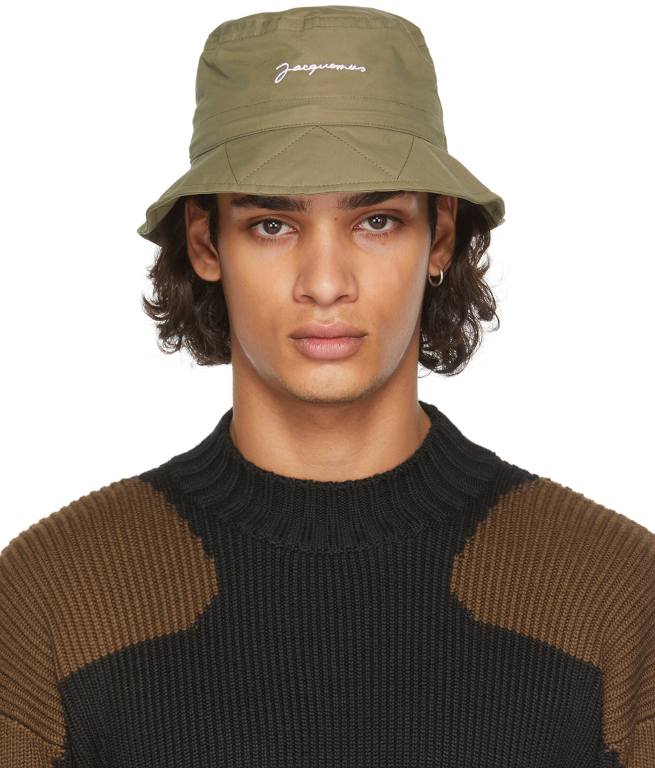 Jacquemus Green La Montagne 'Le Bob Picchu' Bucket Hat