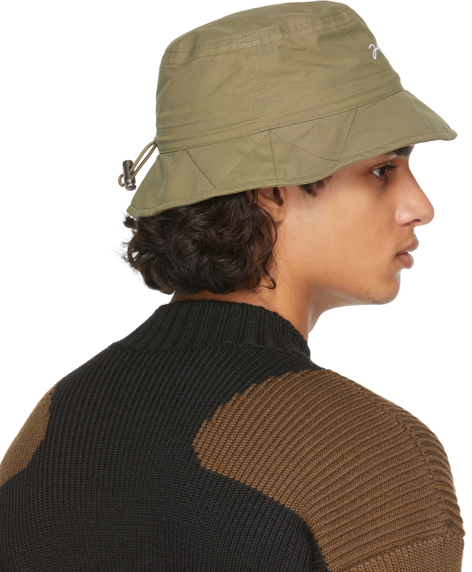 Jacquemus Black La Montagne 'Le Bob Picchu' Bucket Hat | Smart Closet