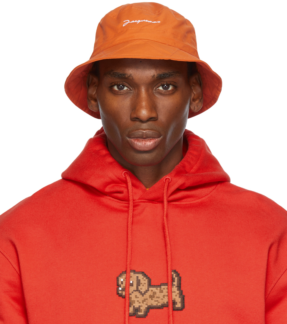 Jacquemus Orange La Montagne 'Le Bob Picchu' Bucket Hat