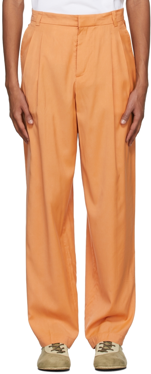 Jacquemus Orange La Montagne 'Le Pantalone Notte' Trousers