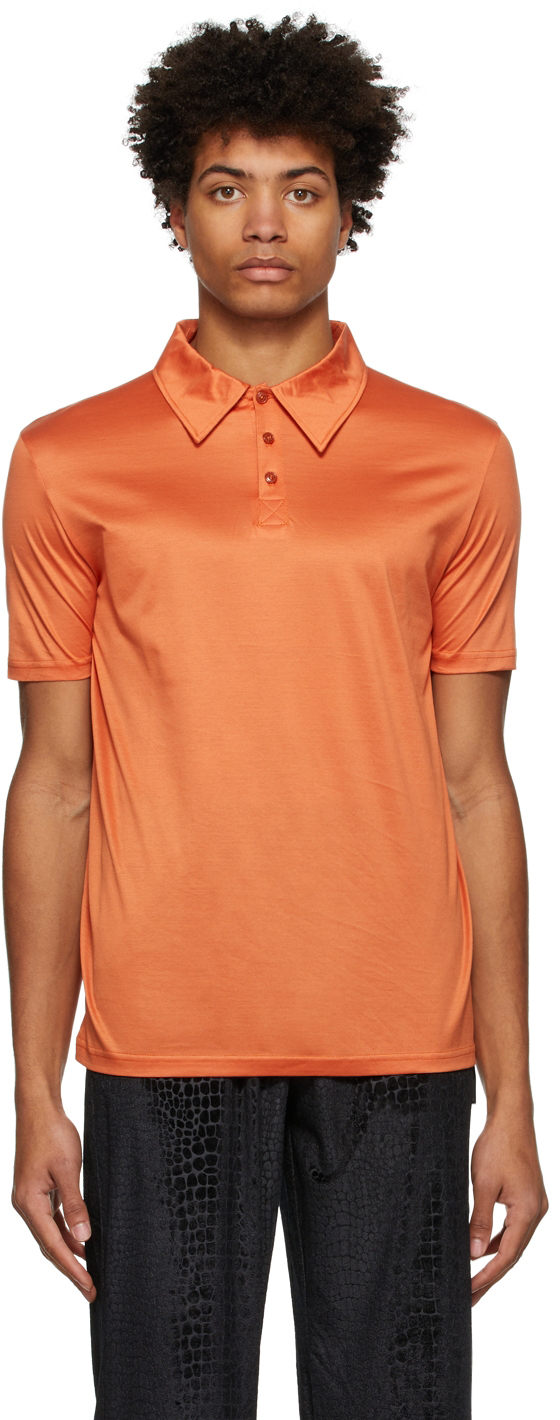 Carlota Barrera Orange Polo Shirt