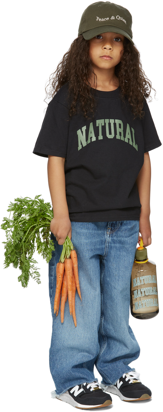 Museum of Peace & Quiet SSENSE Exclusive Kids Black 'Natural' Big Kids T-Shirt