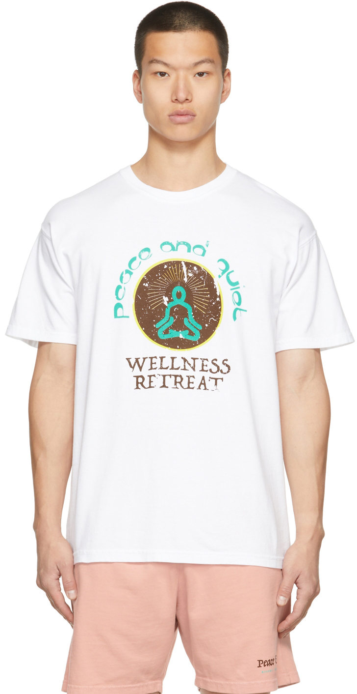 White 'Wellness Retreat' T-Shirt