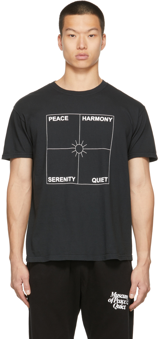SSENSE Exclusive Black 4 Corners T-Shirt