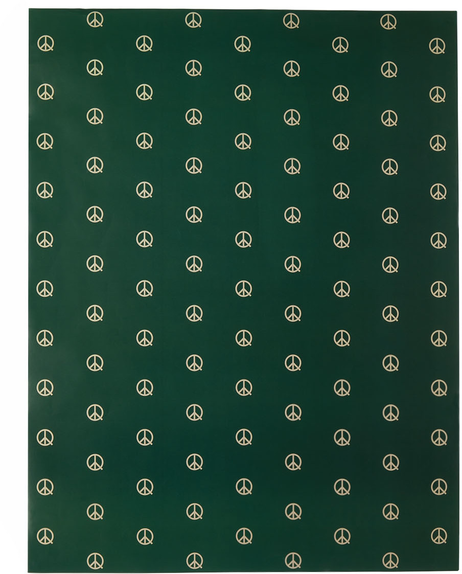SSENSE Canada Exclusive Green Logo Wrapping Paper by Museum of Peace ...