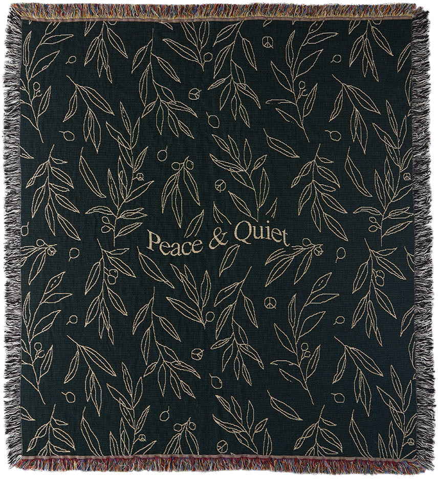 Museum Of Peace And Quiet Ssense Exclusive Multicolor Woven Tapestry Blanket In Na