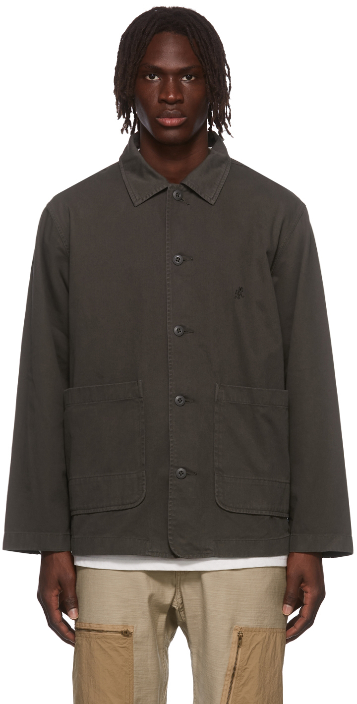 Gramicci Grey Cotton Utility Jacket | Smart Closet