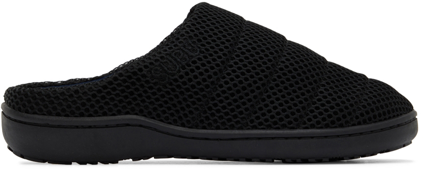 SUBU SSENSE Exclusive Black Quilted Slippers