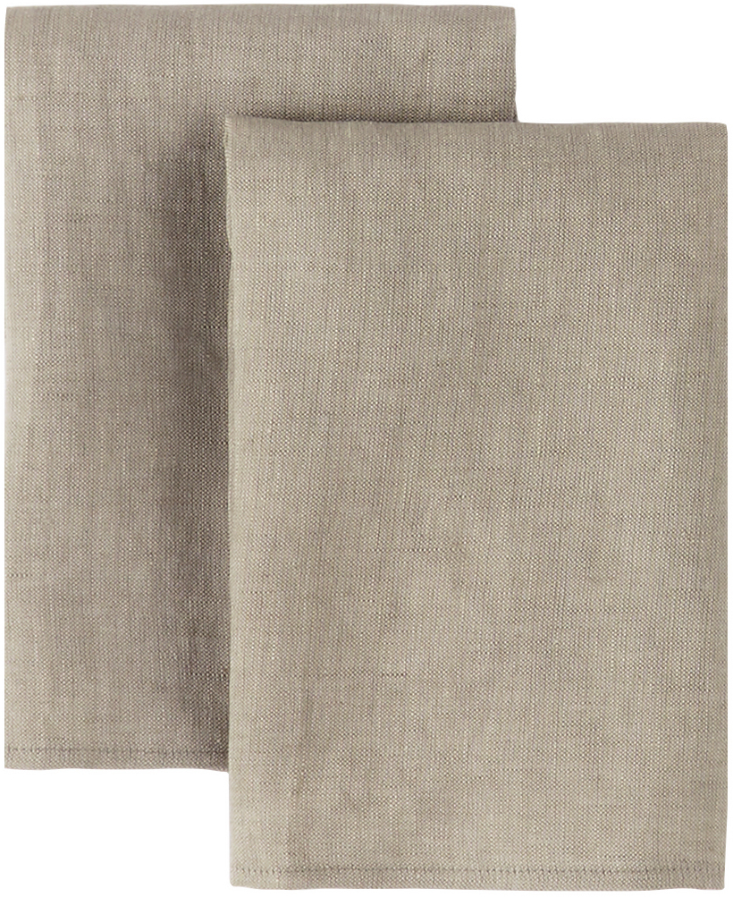 R+D.LAB Grey Hopsack Linen Napkin Set