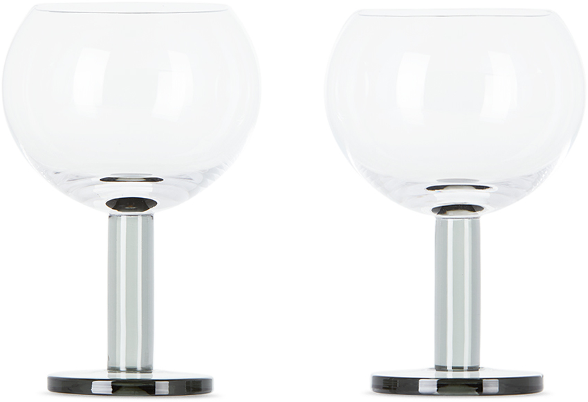 Tom Dixon Puck Balloon Wine Glasses (set Of 2) In Clear