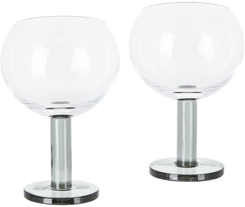 Tom Dixon Puck Balloon Wine Glasses (set Of 2) In Clear
