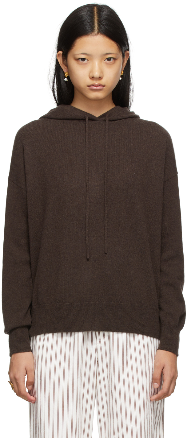 Lisa Yang Brown Cashmere 'The Luella' Hoodie