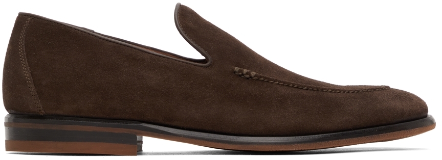 Loro Piana Brown Suede City Loafers