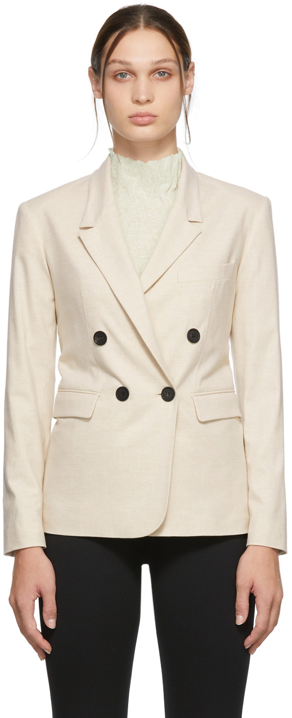 denim puff sleeve jacket