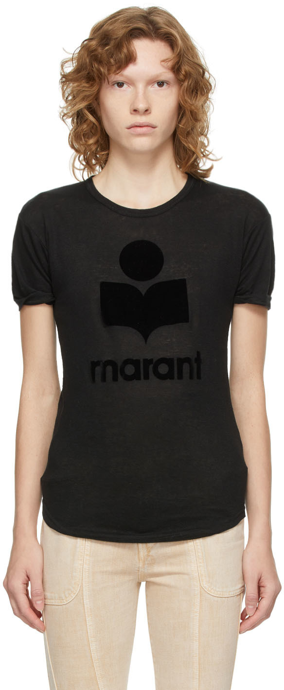 Marant Etoile: ブラック T シャツ | SSENSE 日本