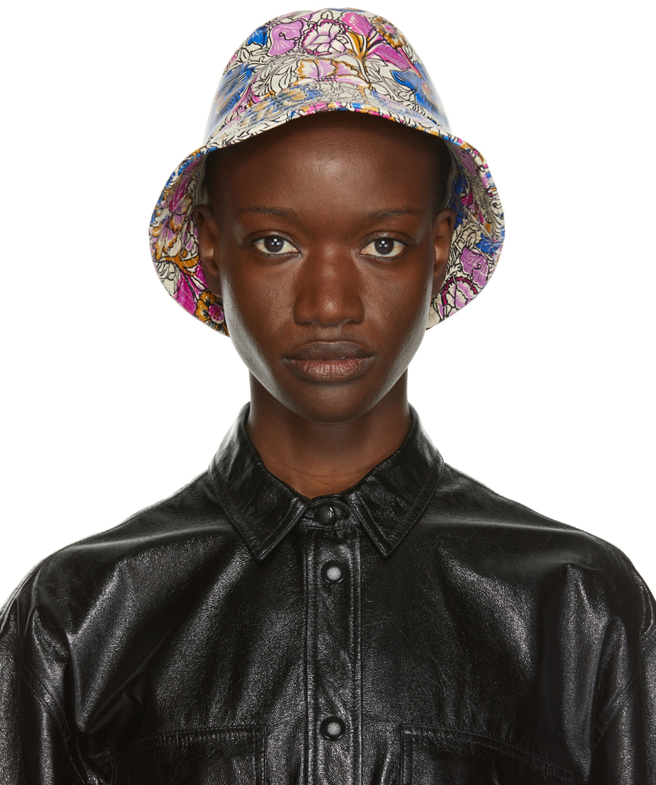 Isabel Marant: Multicolor Haley Beach Hat | SSENSE