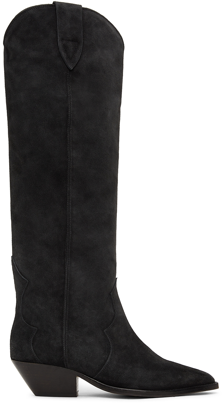 Isabel Suede Tall Boots | SSENSE