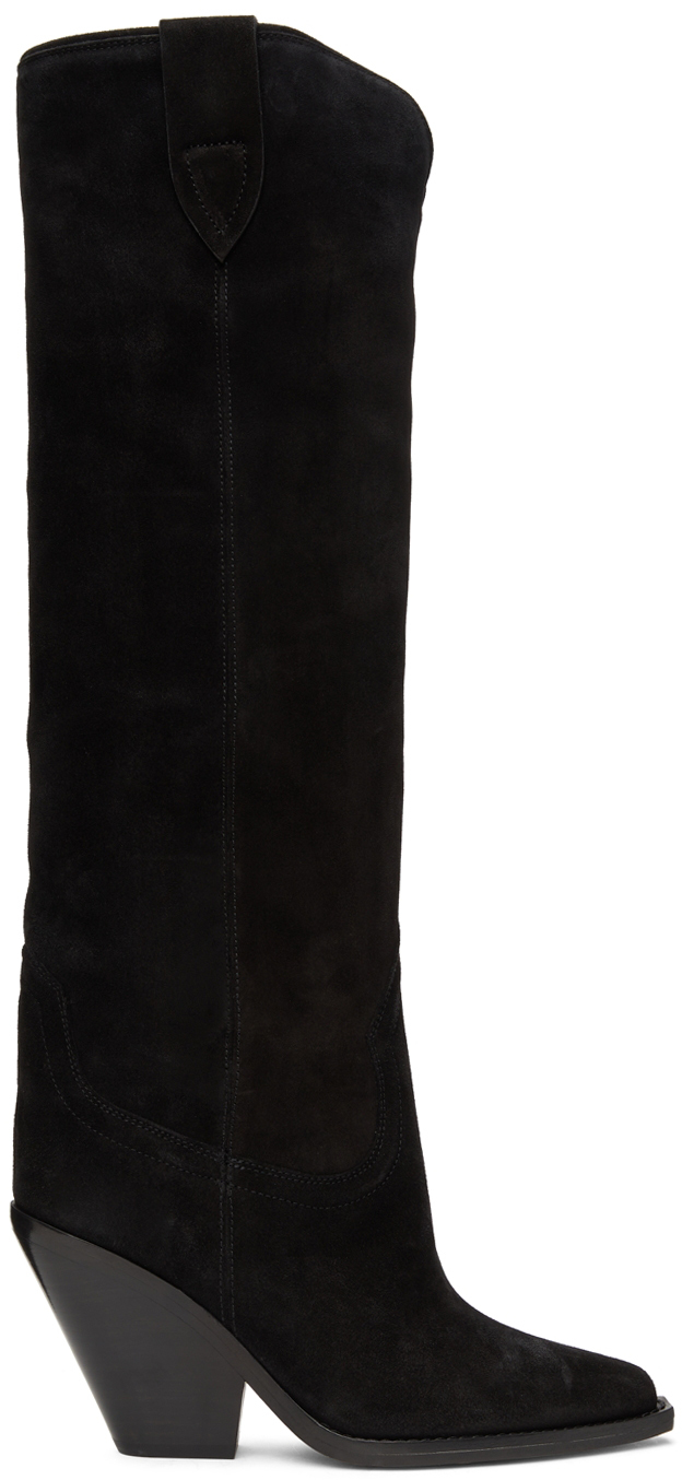 spektrum Begge købmand Black Suede Lomero Boots by Isabel Marant on Sale