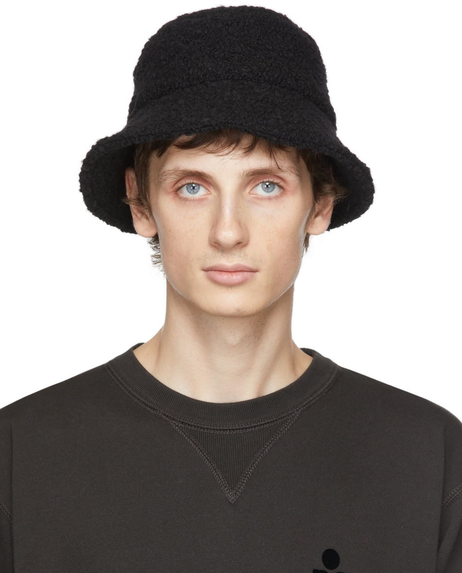 Black Denji Bucket Hat by Isabel Marant 