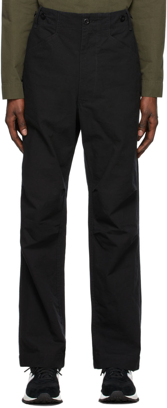MHL by Margaret Howell Black Surplus Trousers