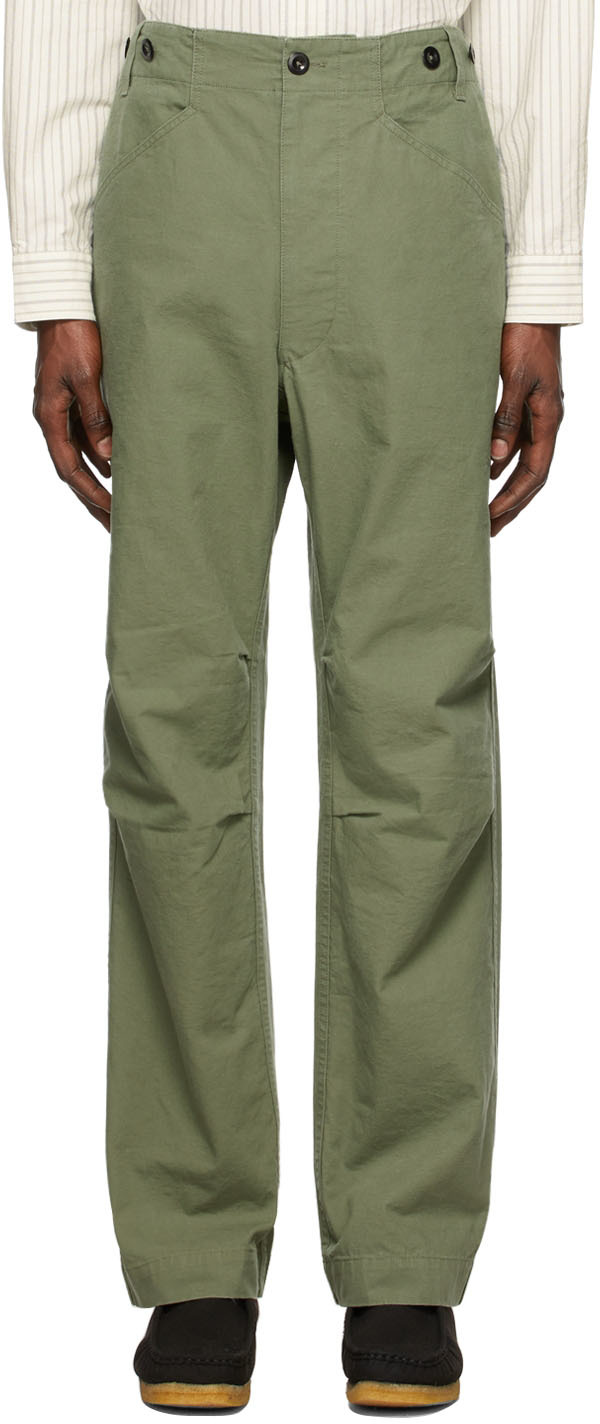 MHL by Margaret Howell Khaki Surplus Trousers
