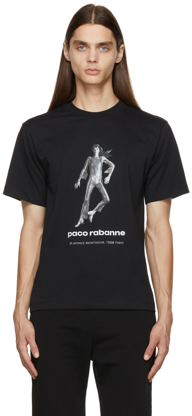 Paco Rabanne Black Françoise Hardy T-Shirt