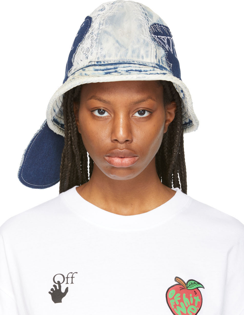 Blue Denim Ev Pocket Bucket Hat