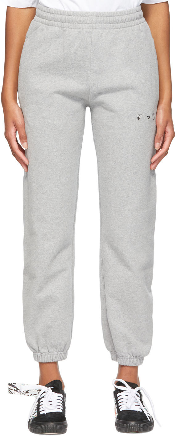 Off white grey sweatpants Clearance