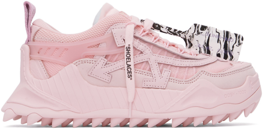 Off-White Pink Odsy-1000 Sneakers
