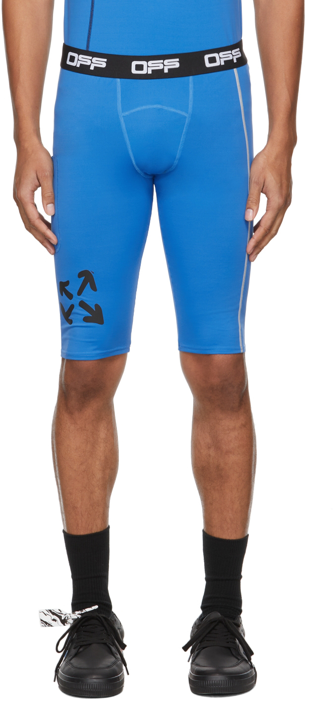 Save 33% Off-White c/o Virgil Abloh Off White Shorts Red in Blue for Men Mens Shorts Off-White c/o Virgil Abloh Shorts 