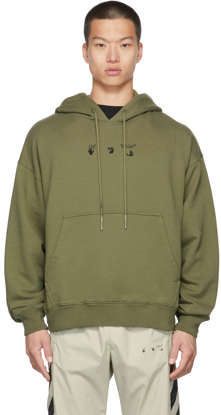 green white hoodie