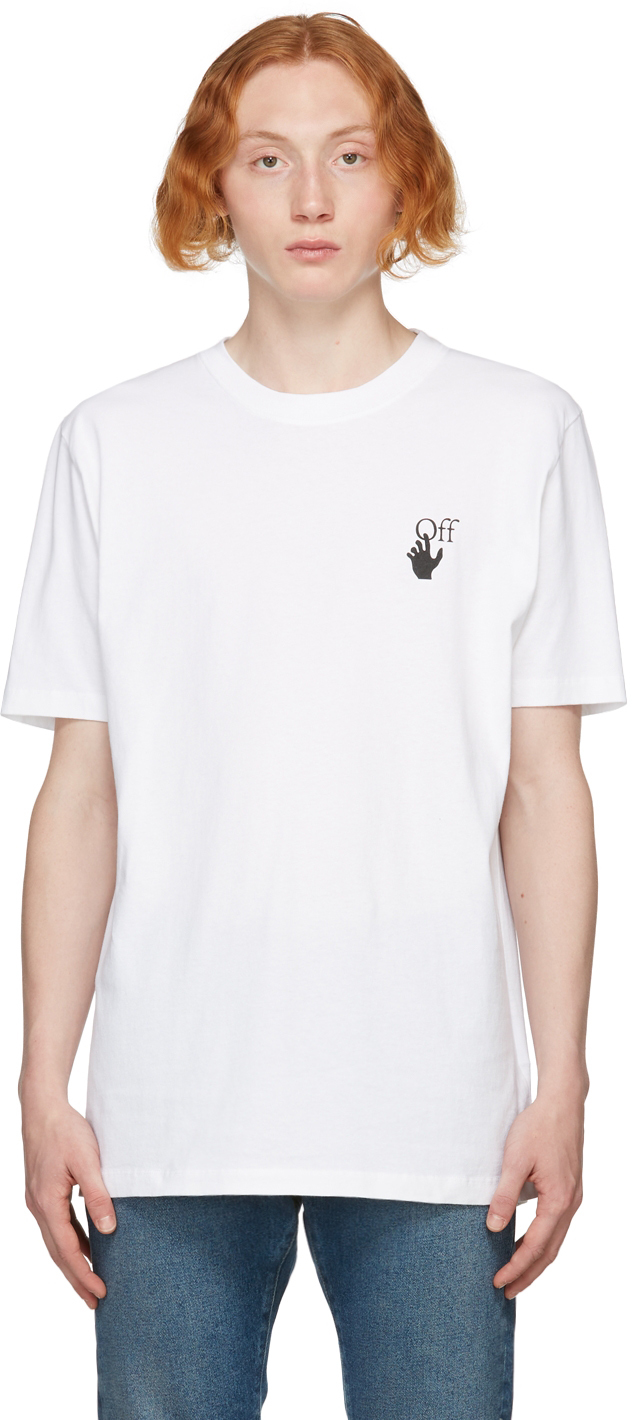 Off-White White Slim Caravaggio Lute T-Shirt