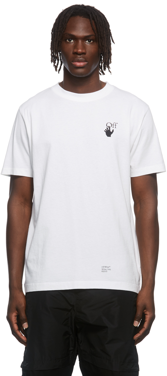 White Carav Arrow Logo T-Shirt