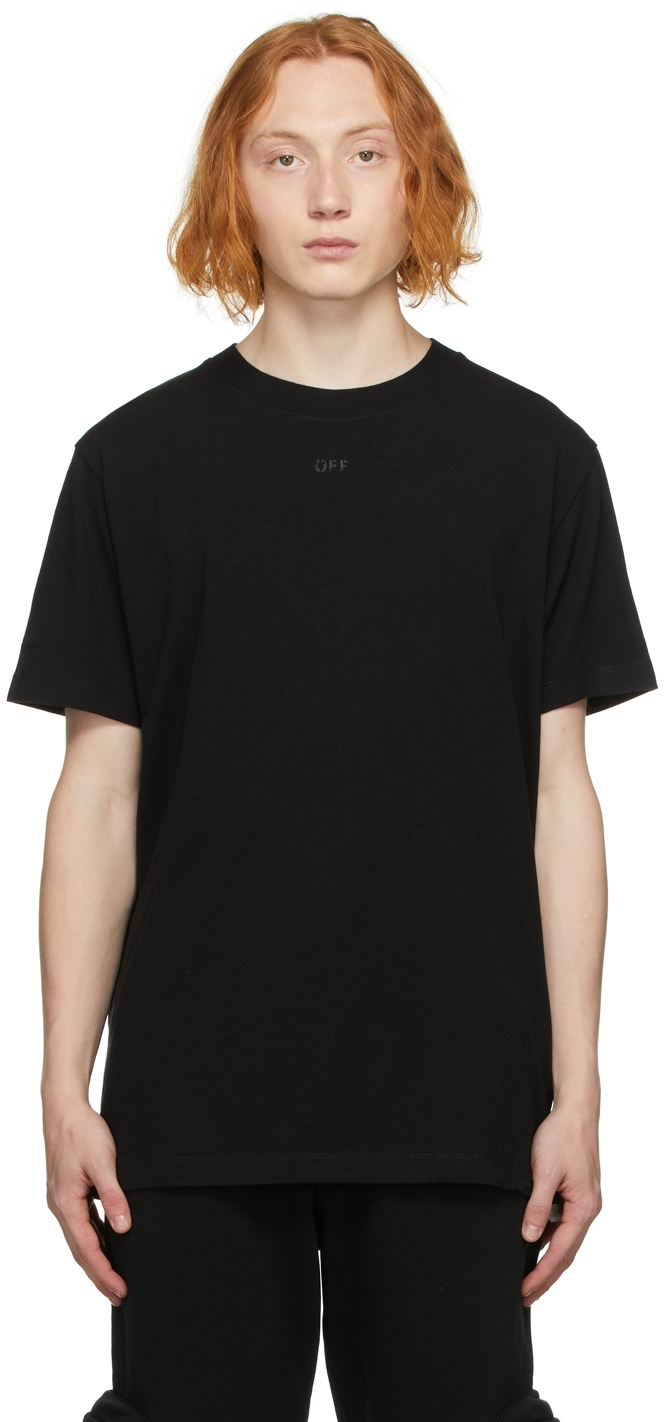 tee shirt off white noir