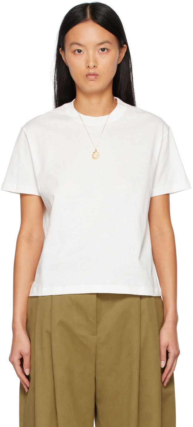 Studio Nicholson White Marine Perfect T-Shirt
