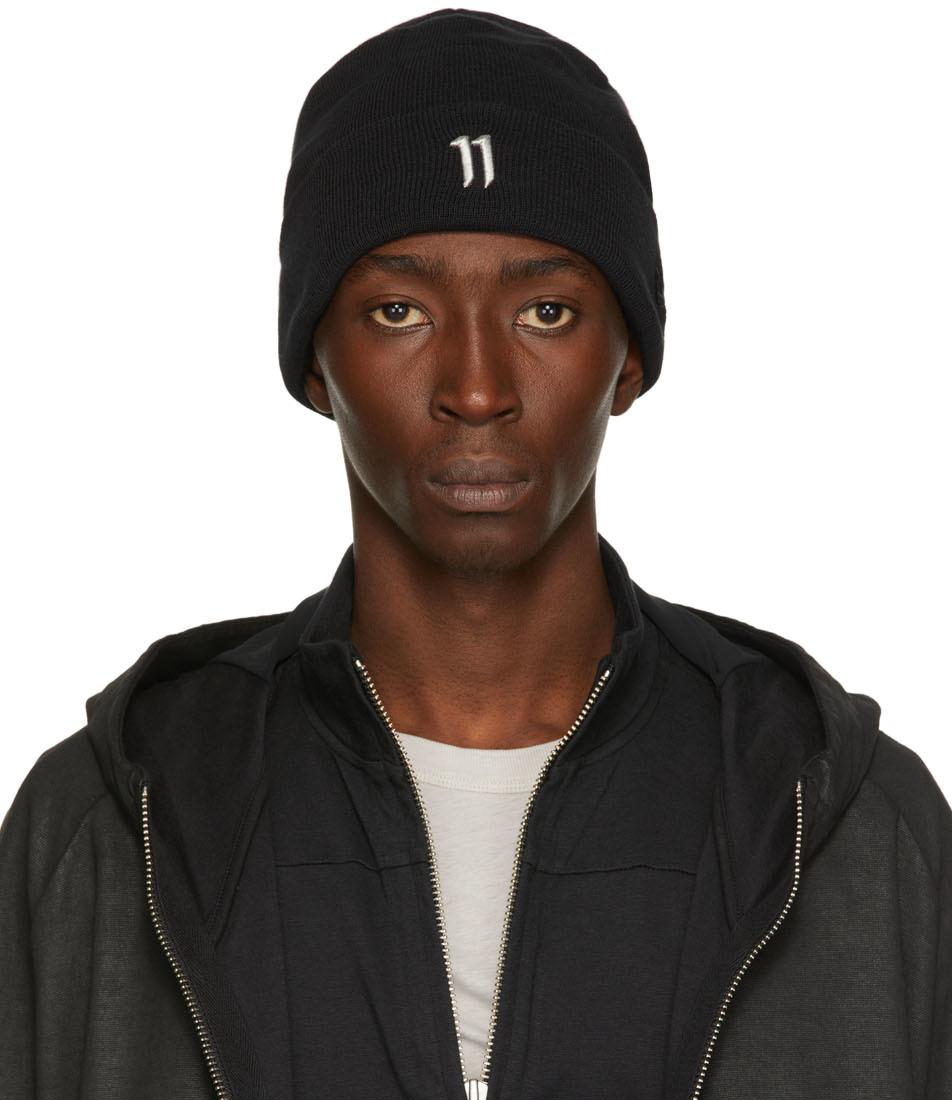 11 by Boris Bidjan Saberi Black New Era Edition Logo Beanie