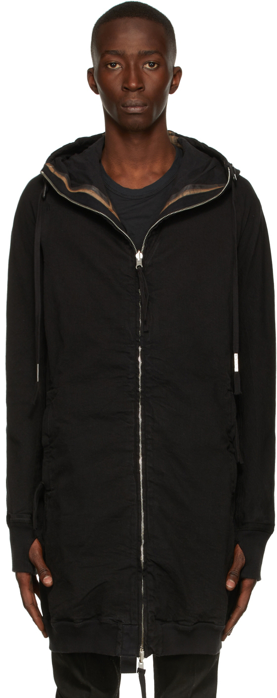 Boris Bidjan Saberi Black Hybrid Zipper 