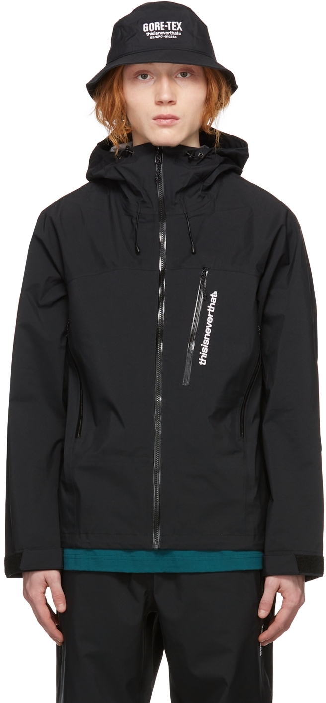 thisisneverthat Black Gore-Tex 3L Shell Jacket | Smart Closet